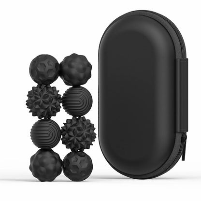 Silicone Magnetic Sensory Fidget Balls – Anxiety Relief Worry Stress Toys for Autism, Kids & Adults Calming Sensory Toy