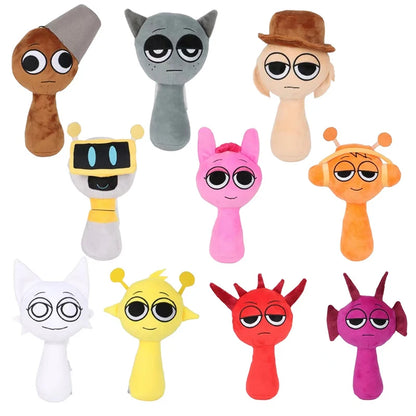 Sprunki Plush Doll Toy — Cartoon Stuffed Pillow for Kids, Birthday & Christmas Gift