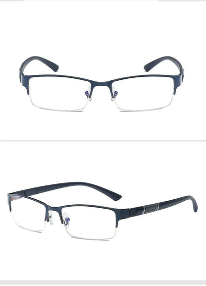 New Half Metal Frame Nearsighted Glasses Unisex Prescription Myopia 0 -0.5 -1 -1.5 -2 -2.5 -3 -4 -5 -6 Unisex óculos de leitura