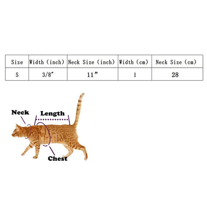 Heart Charm Cat Collar with Bell – Adjustable Safety Elastic Velvet Collar for Small Cats & Dogs, 8 Colors