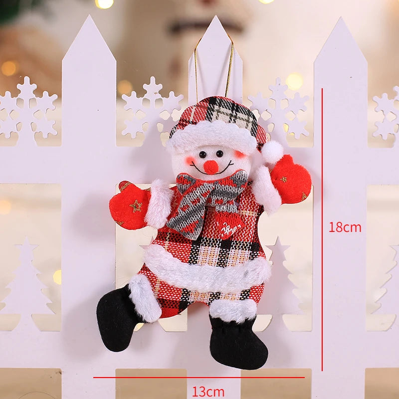 Red Star Christmas Tree Ornament – DIY Xmas Pendant New Year Party Gift Home Decor Noel Navidad