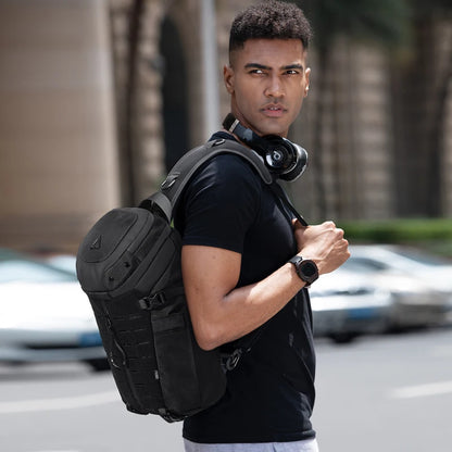 OZUKO Large Capacity Men’s Shoulder Bag - Waterproof Sling Crossbody | Fashionable Messenger Bag for Short Trips, Quality Chest Bag