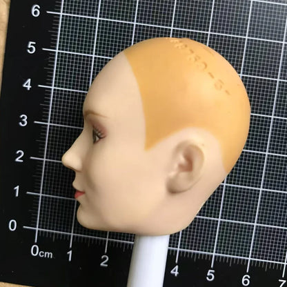 DISNEY Doll Heads – Bald Red Hair King, Queen & Alice with Makeup for DIY Dressing & Accessories