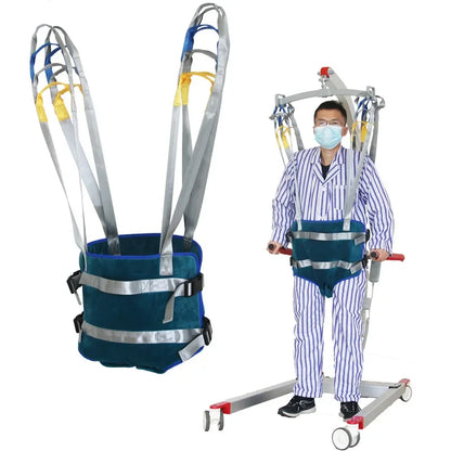 Adjustable Patient Lift Sling — Rehabilitation Walking & Standing Support Belt for Elderly and Disabled Care