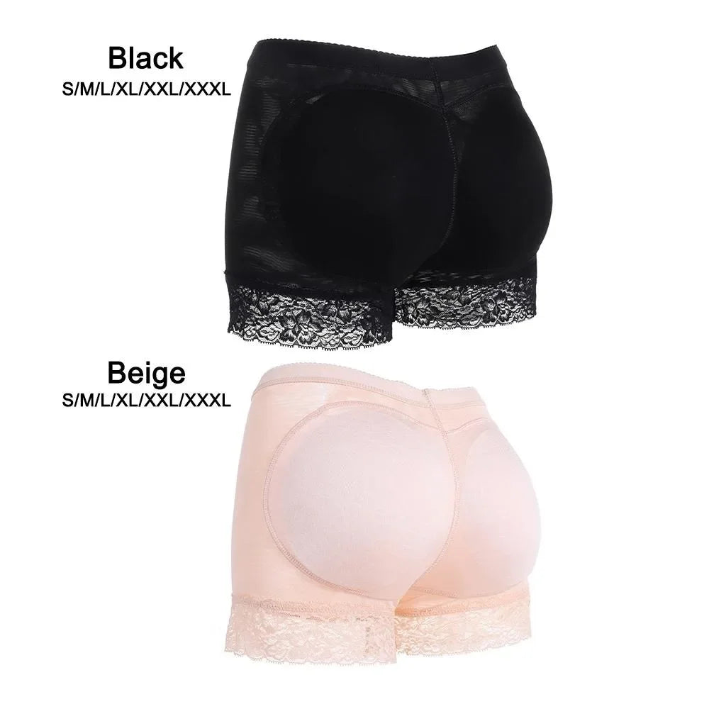 Women's Soft Breathable Butt Lifter Panties – High-Waist Push-Up Padded Cotton Underwear