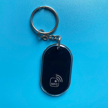 13.56MHz NFC213 Chip Keychains – 144Bytes RFID TAG ISO14443A NFC Key Fobs for All NFC-Enabled Phones