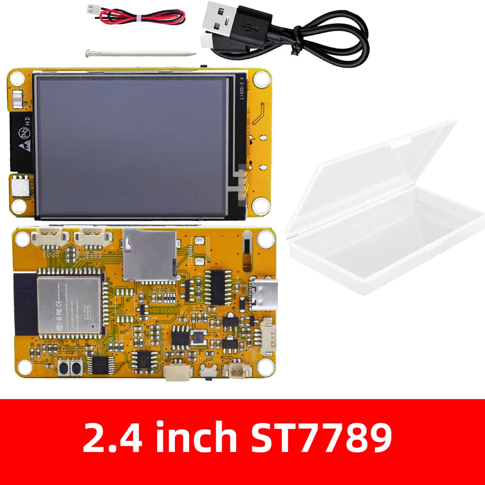 2.4/2.8/3.5" TFT Touch Screen with ESP32-WR-00M Development Board – ST7789/ST7796U WiFi & Bluetooth for Arduino
