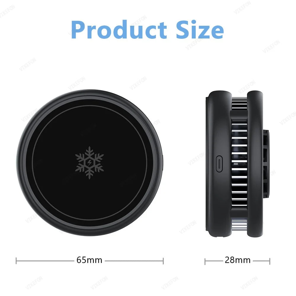25W TEC Cooling Magnetic Wireless Charging Dock for iPhone 12–17 Series - Fast-Charging Station for AirPods Pro 3 and Compatible Devices