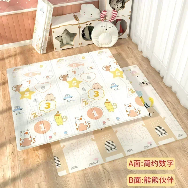 Foldable Baby Play Mat – XPE Kids Crawling Puzzle Carpet, Educational Activity Rug, Children’s Floor Games Blanket Toy