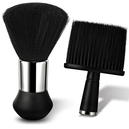 2/3-Piece Neck Dust Collector Brush Set – Hairdresser Salon Cleaning Brush for Blades & Hair Removal