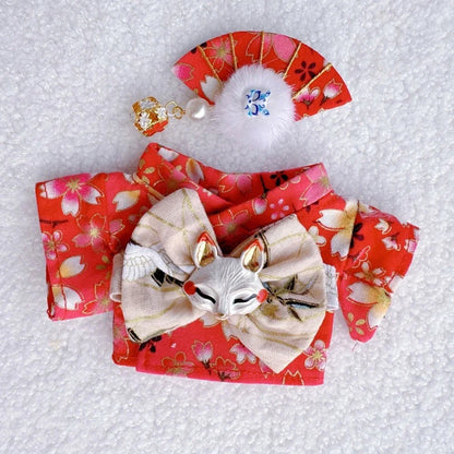 17cm Labubu V1-V3 Doll Clothes – Traditional Kimono Outfit Accessories, Fashion Gift