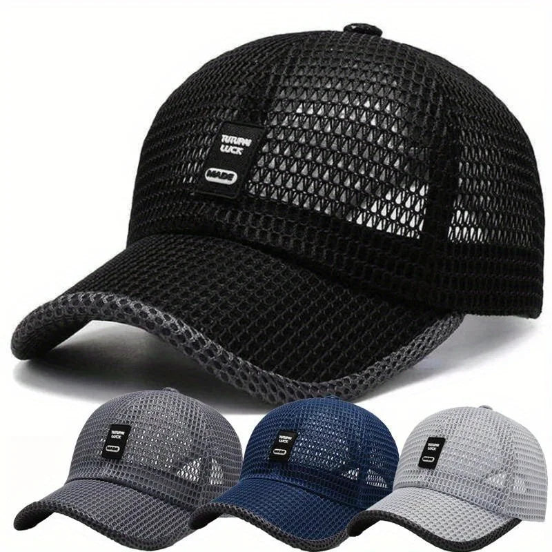 Summer Baseball Cap - UV Protection Breathable Mesh Hat for Hiking, Fishing & Outdoor Activities