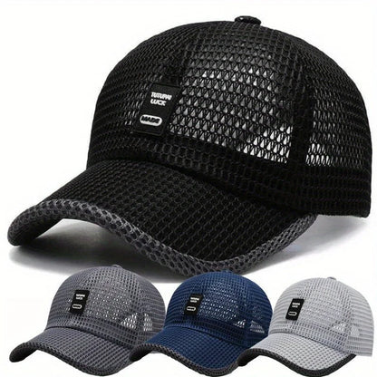 Summer Baseball Cap - UV Protection Breathable Mesh Hat for Hiking, Fishing & Outdoor Activities