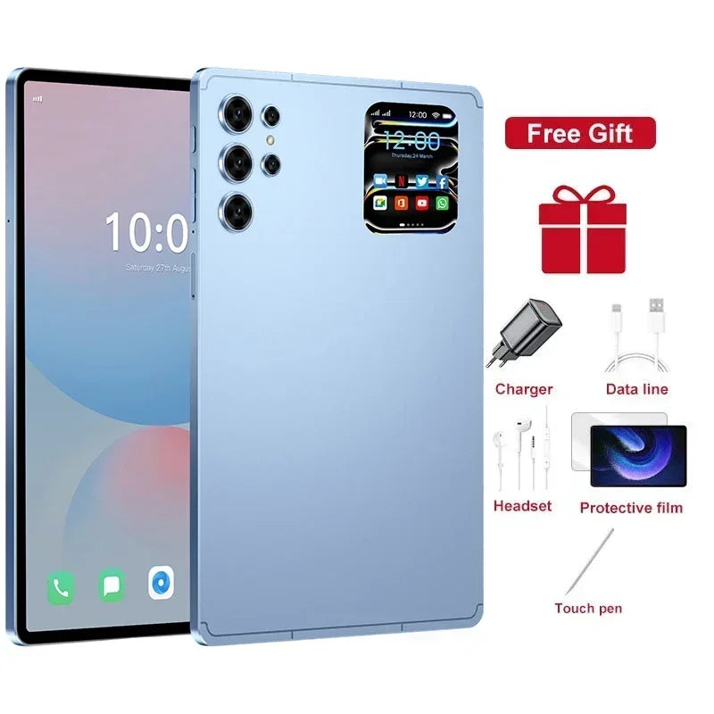 2026 Pad 25 Pro 10.1" Android Tablet – 22GB+2TB, 4G/5G Dual SIM, 10000mAh Kids & Global Version