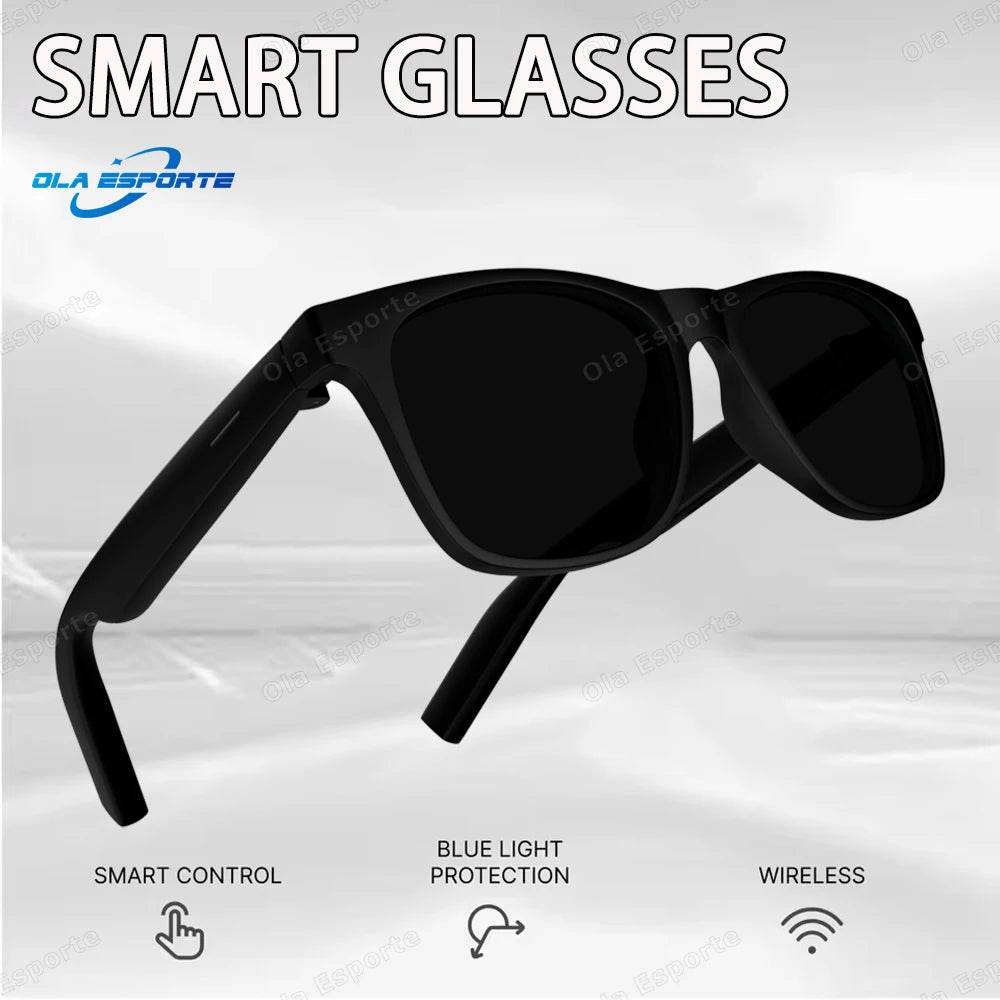Ola Esporte Smart Glasses — Bluetooth Call Sunglasses, Multi-Functional Anti-Blue Light Wireless Headset for Men and Women