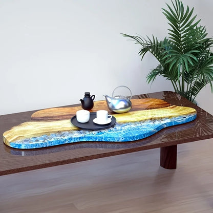 24-Inch Epoxy River Table Silicone Mold - Large Resin Tray Mold for Coffee Tables & Charcuterie Boards