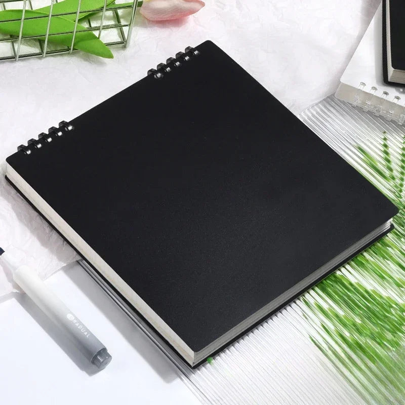 B5 Flip Notepad Grid Notebook – Sketchbook, Diary, Journal Writing Pads for Office & School Supplies