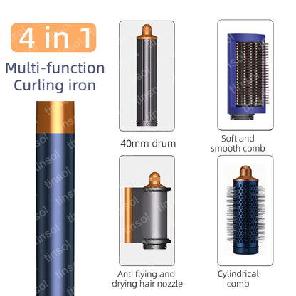 6-in-1 High-Speed Hair Styler - 110,000 RPM Ionic Hair Dryer & Automatic Curling Set