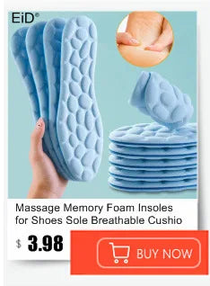 EiD Magnetic Therapy Foot Insoles – Soft Acupressure Sports Cushion for Men & Women