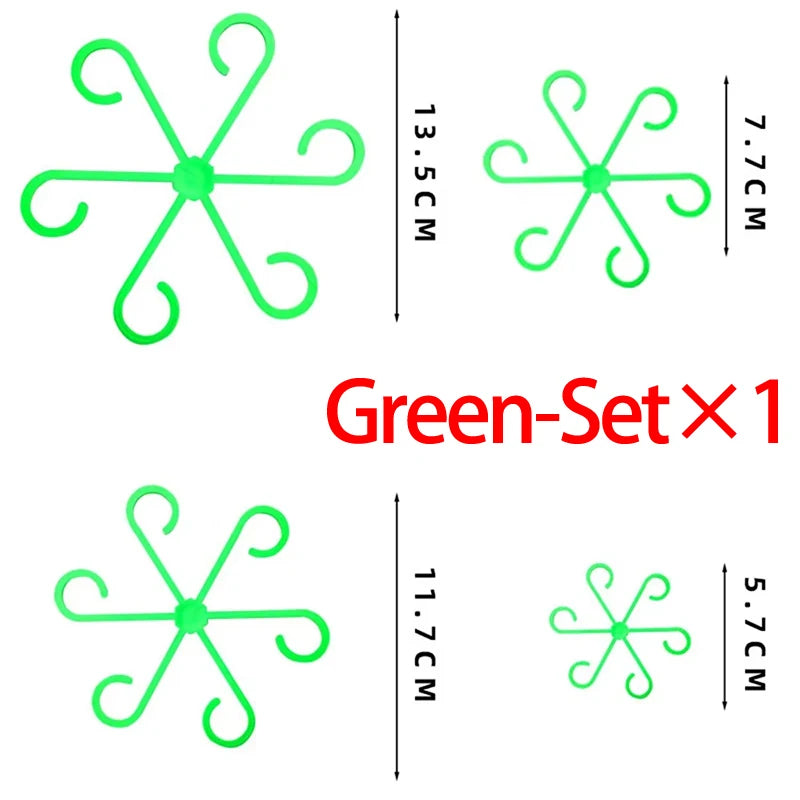 Reusable Plant Support Clips - Plastic Garden Stem Fixing Clips for Houseplant Branch Organizer
