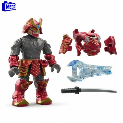 Original Mega Construx Halo Infinites Heroes Series 17 – Spartan Yoroi Kovan Agryna Action Figure Collectible Toy