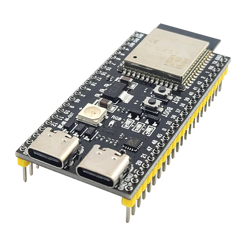 ESP32-S3 Development Board Kit – 2.4GHz WiFi & Bluetooth Module with Expansion Adapter, Type-C Interface (ESP32-S3-1 N8R2 N16R8 44-Pin)