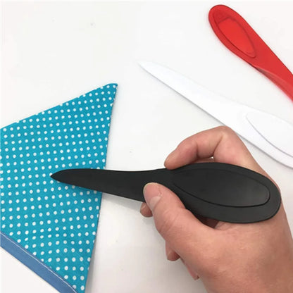 Plastic Handle Crease Sewing Tool - DIY Sewing Marker with Long Handle, Letter Opener Tip Tuner, Sewing Accessories ( 1 Pack )