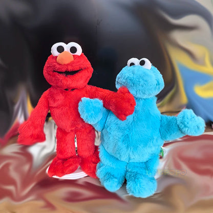 Cute Sesame Street Plush Toys - Elmo, Cookie Monster, Big Bird & Kermit Stuffed Dolls