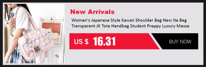 Y2K Japanese Cartoon Plush Backpack – Kawaii Harajuku Anime Ita Bag, Student Schoolbag & Women’s Shoulder Cosplay Knapsack