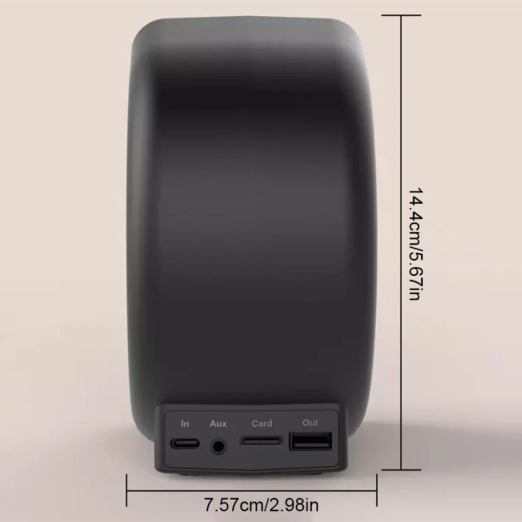 3-in-1 Wireless Bluetooth Speaker with LED Display, Alarm Clock & Fast Charging – Portable Outdoor Speaker
