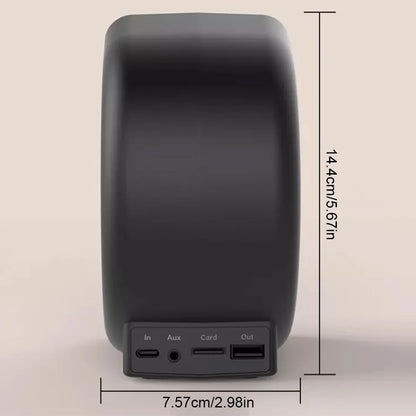 3-in-1 Wireless Bluetooth Speaker with LED Display, Alarm Clock & Fast Charging – Portable Outdoor Speaker