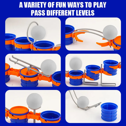 Children’s Cup Jump Ball Board Game — Lung Vitality & Sensory Exercise Toy for Parent-Child Fun, Boys & Girls