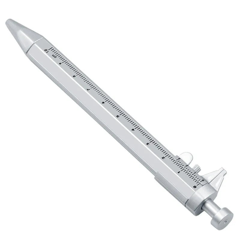 Multifunction Caliper Ballpoint Pen — 0.5mm Gel Ink Vernier Roller Pen, Creative Stationery Tool