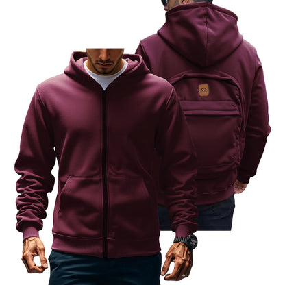 Autumn/Winter Loose Cotton Hoodie – Unisex Casual American Fashion Backpack Style