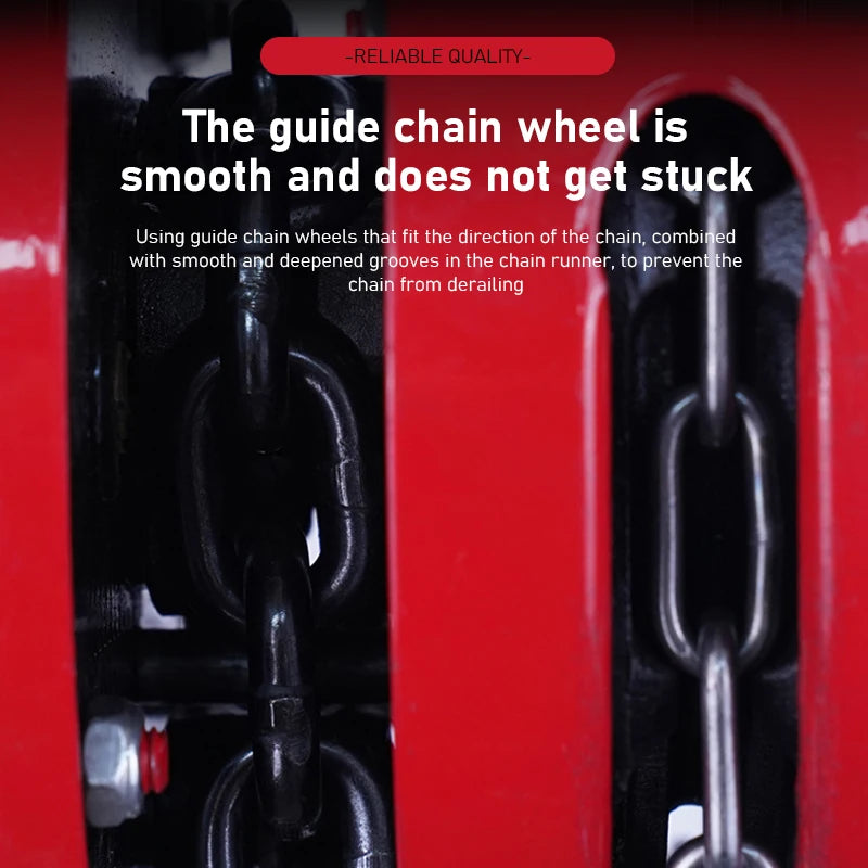 3M Heavy Duty Manual Chain Hoist - Hand Chain Block with Hook for Industrial & Construction Lifting