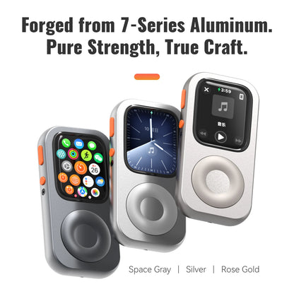 RePod Aluminum Alloy Apple Watch Case - Protective Click Wheel Cover for Series 7, 8 & 9
