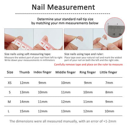 10 Pcs Short Handmade Pink Press-On Nails – Spring French Rhinestone Plaid Full Cover Fake Nail Tips