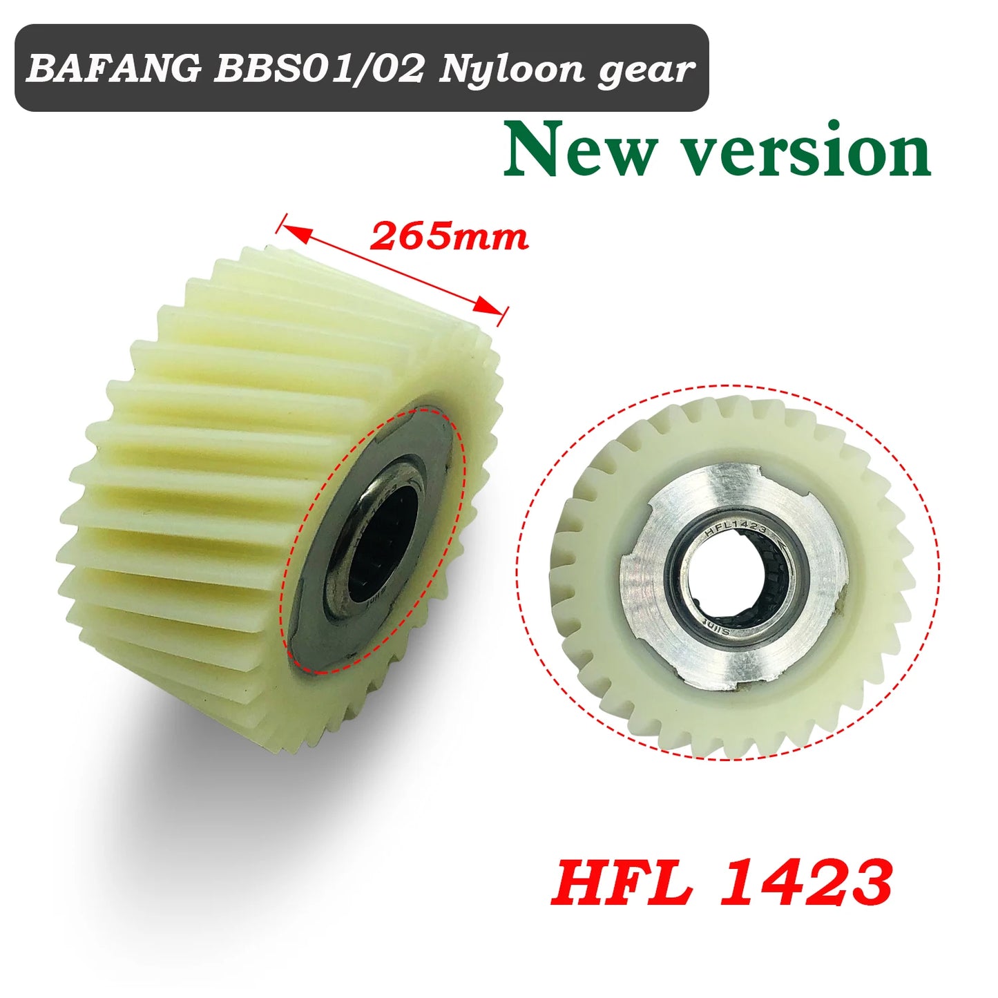 BAFANG Mid-Drive Motor Repair Kit – Nylon Gear, Power Sensor, Oil Seal & Waterproof Gasket Replacement Parts