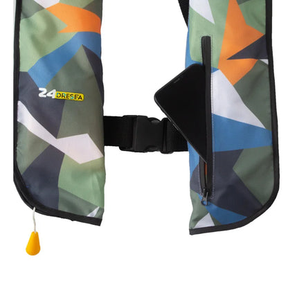 Professional Self-Inflatable Fishing Vest – 150N/100N Life Jacket for Adults, Manual & Auto Water Sports