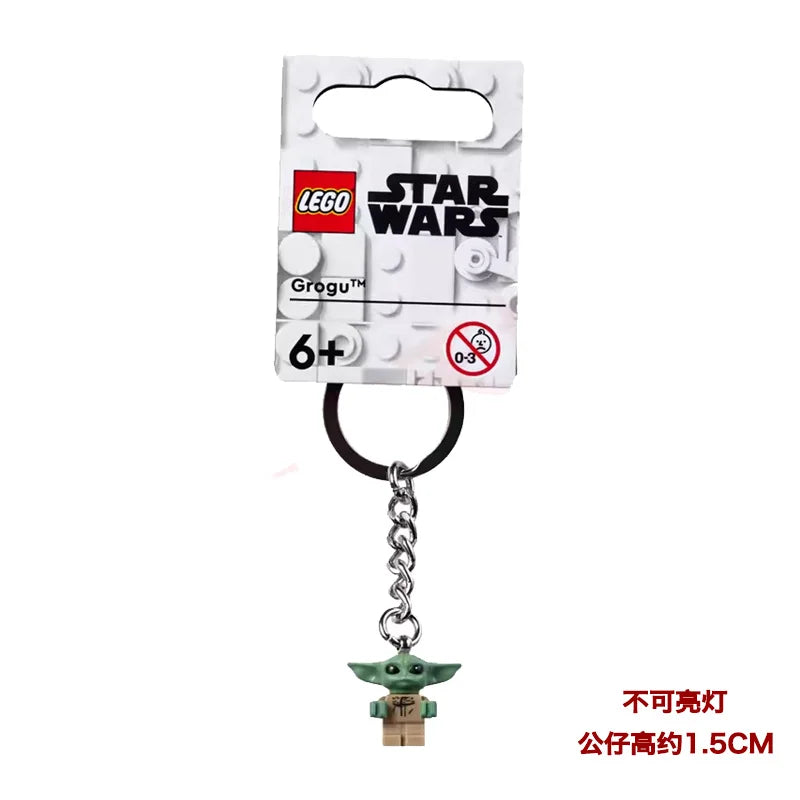 Superhero and Movie Character Keychain - Spider-Man, Miles Morales, Gwen, Batman, Iron Man, Loki, Darth Vader, Yoda and Stormtrooper Mini Figures