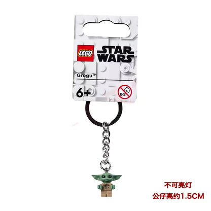 Superhero and Movie Character Keychain - Spider-Man, Miles Morales, Gwen, Batman, Iron Man, Loki, Darth Vader, Yoda and Stormtrooper Mini Figures