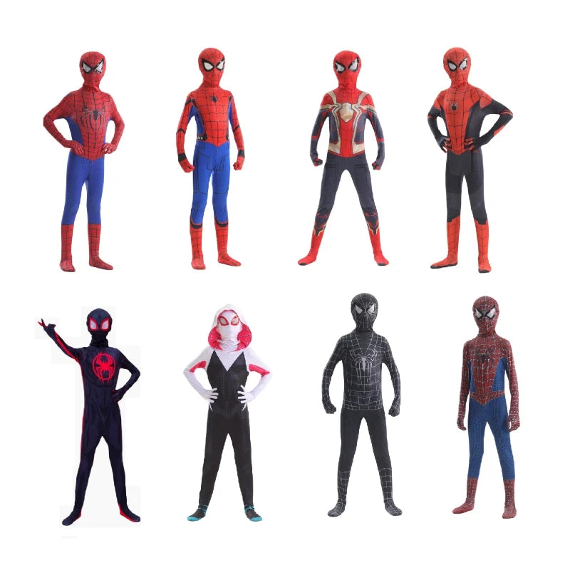 Superhero Zentai Cosplay Suit - Halloween Party Costume Theme Outfit for Cosplay Fans