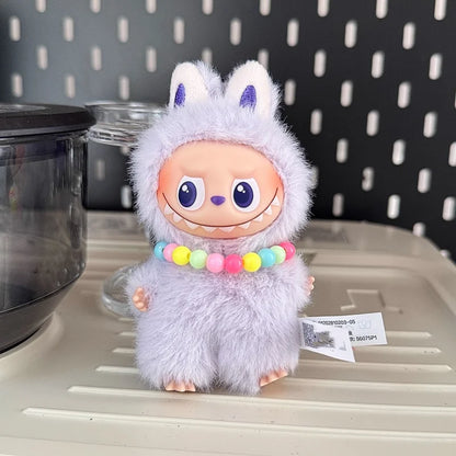 Labubu 4.0 Monsters Pin — Pearl Love Necklace Pendant for Mini Labubu Doll Accessories
