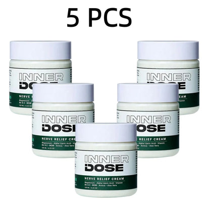 Inner Dose Magnesium & Arnica Body Cream – 120ml Moisturizing Muscle Massage Lotion for Body Comfort and Relaxation
