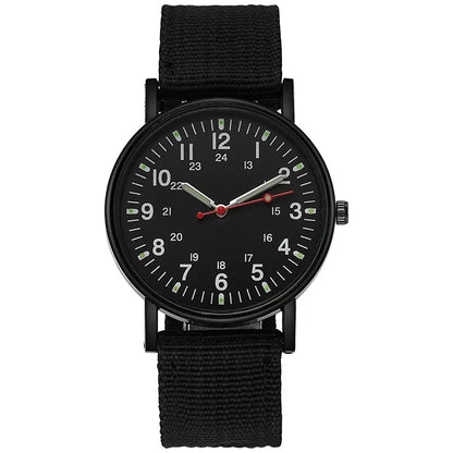 Luxury Men’s Quartz Watch - Waterproof Big Dial Wristwatch with Luminous Hands Fashion Design