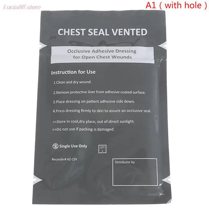 North American Rescue Hyfin Vented Chest Seal — Medical Emergency First Aid Outdoor Trauma Seal, Free Shipping