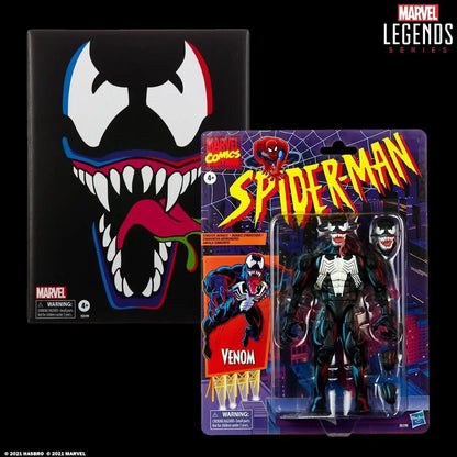 Hasbro Spider-Man 2099 Miguel O’Hara Action Figure — Legends Venom & Deadpool, Change Face Statue Model Doll Toy Gift for Kids