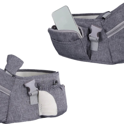 Ergonomic Baby Carrier Hip Seat – Portable Infant Waist Stool Sling, Front-Facing Kangaroo Wrap for Comfortable Baby Wearing Gear