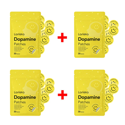 Dopamine Wellness Patches - Daily Comfort Patches for Focus, Stress Relief, Mood Balance & Vitality Support for Work and Study