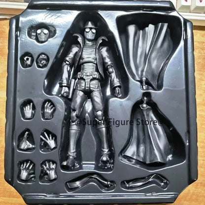 Sentinel Peter Parker Action Figure – Spider-Verse Noir PVC Collectible, Movable Miles Parker Figurine